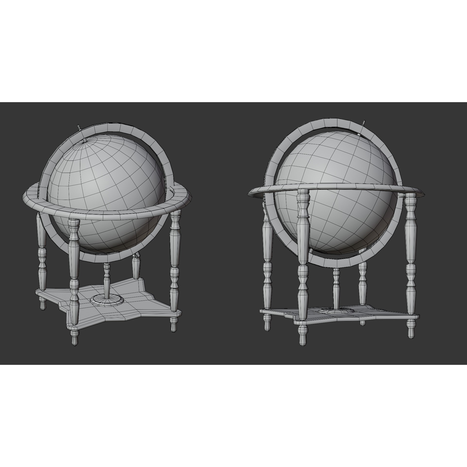 Pirate Props Collection - Low-Poly Game-Ready 3D Model - View 10