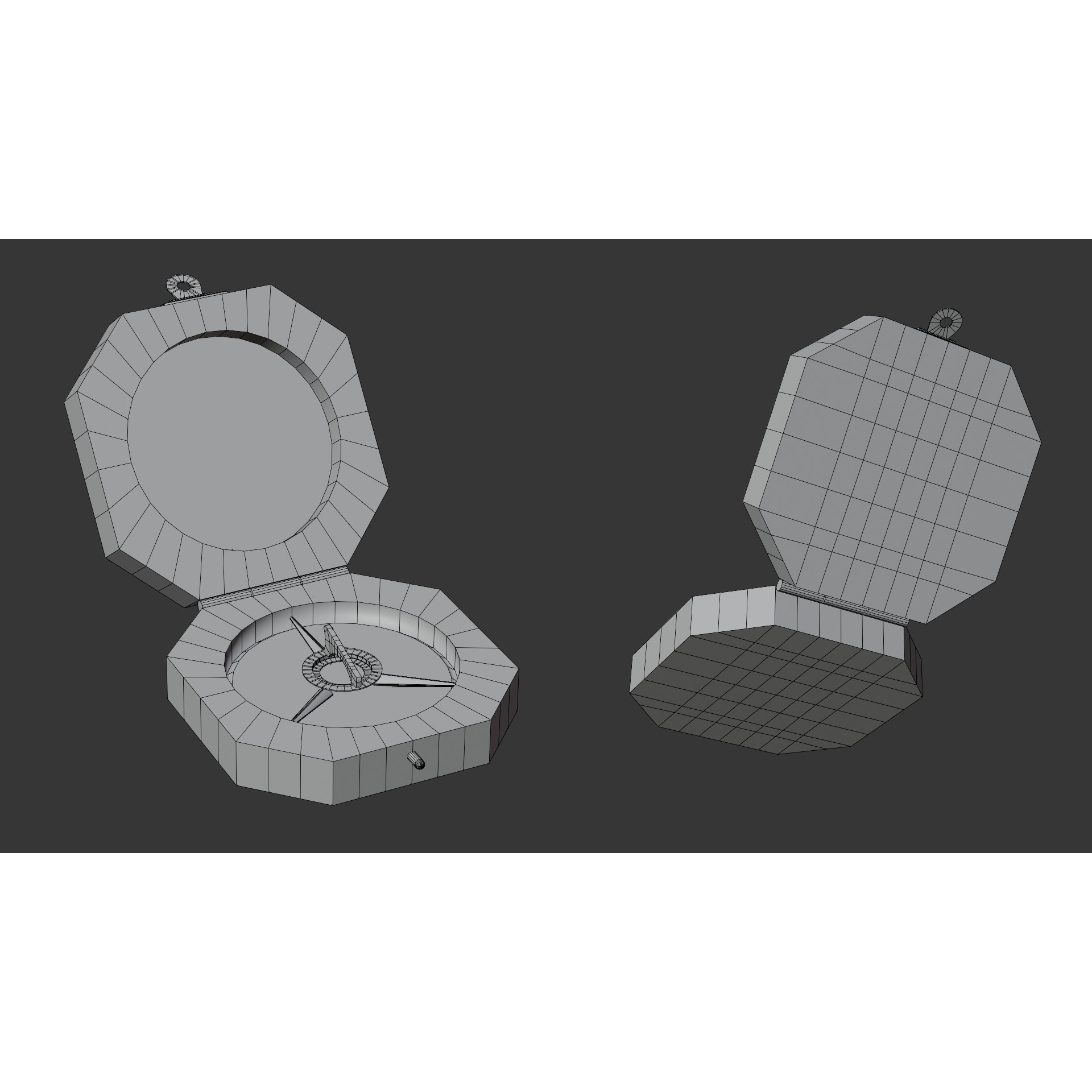 Pirate Props Collection - Low-Poly Game-Ready 3D Model - View 14
