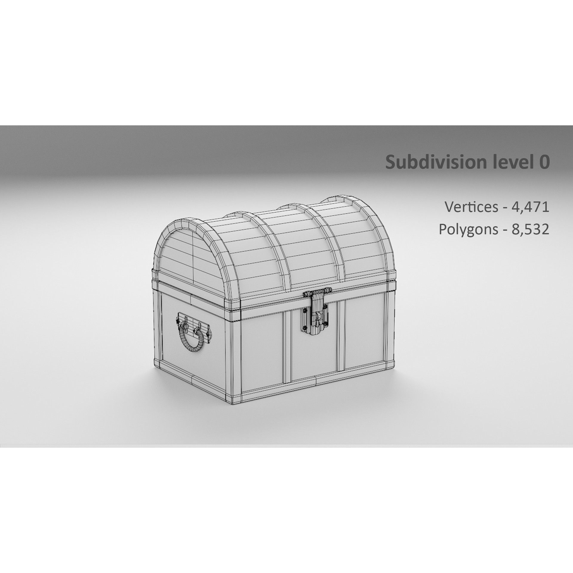 Pirate Props Collection - Low-Poly Game-Ready 3D Model - View 18