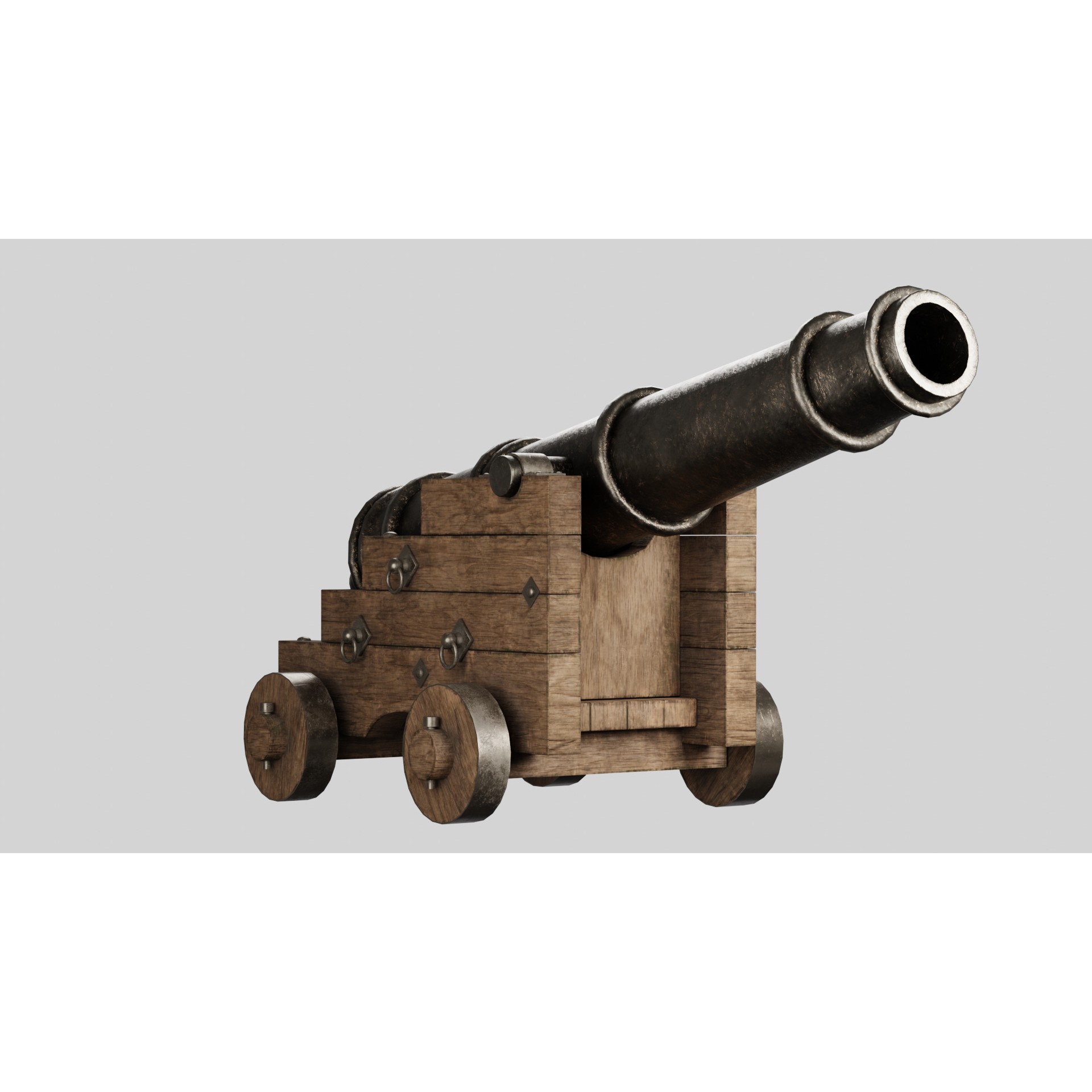 Pirate Props Collection - Low-Poly Game-Ready 3D Model - View 21