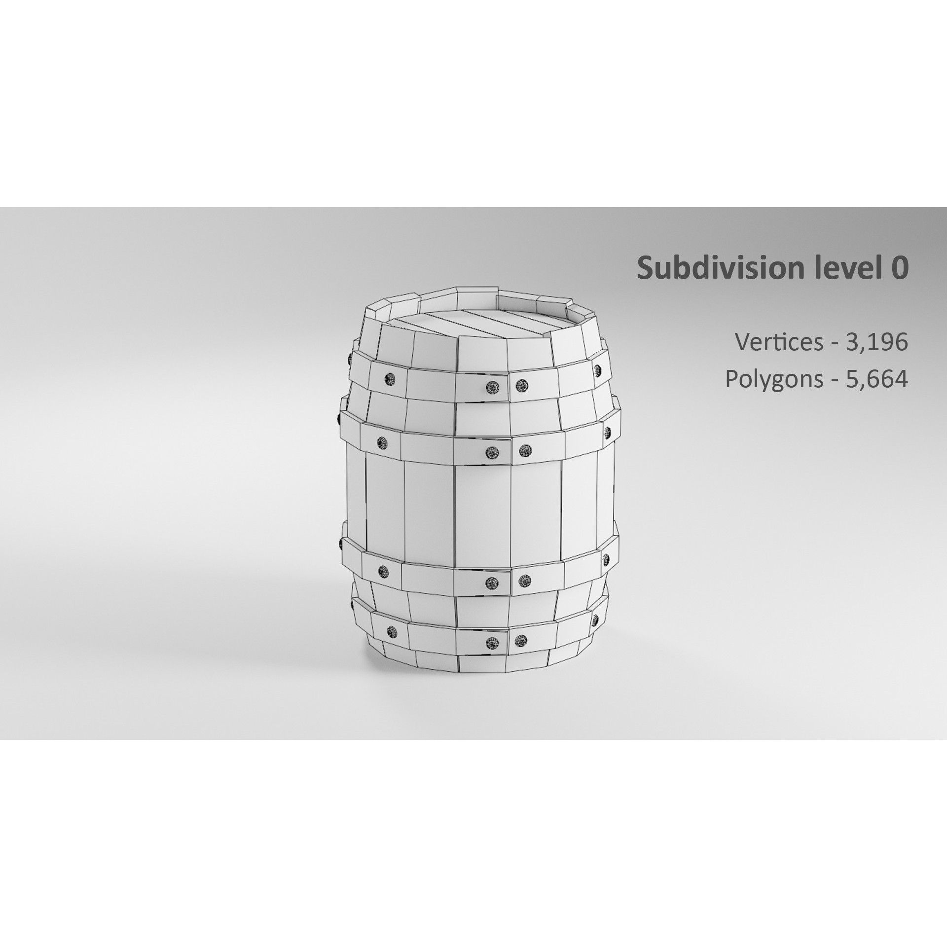 Pirate Props Collection - Low-Poly Game-Ready 3D Model - View 26