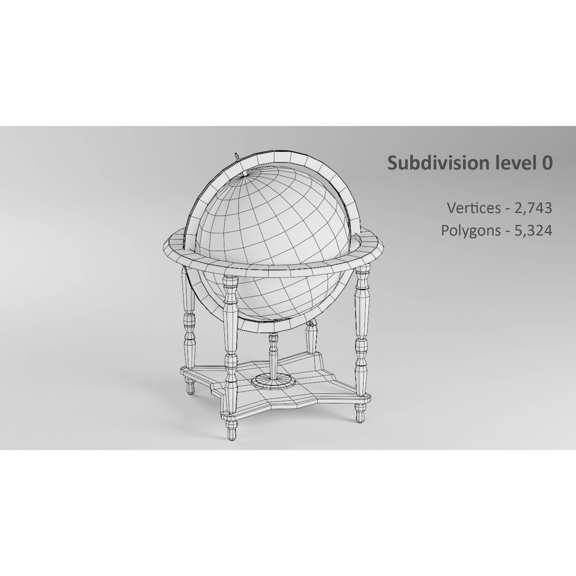 Pirate Props Collection - Low-Poly Game-Ready 3D Model - View 9