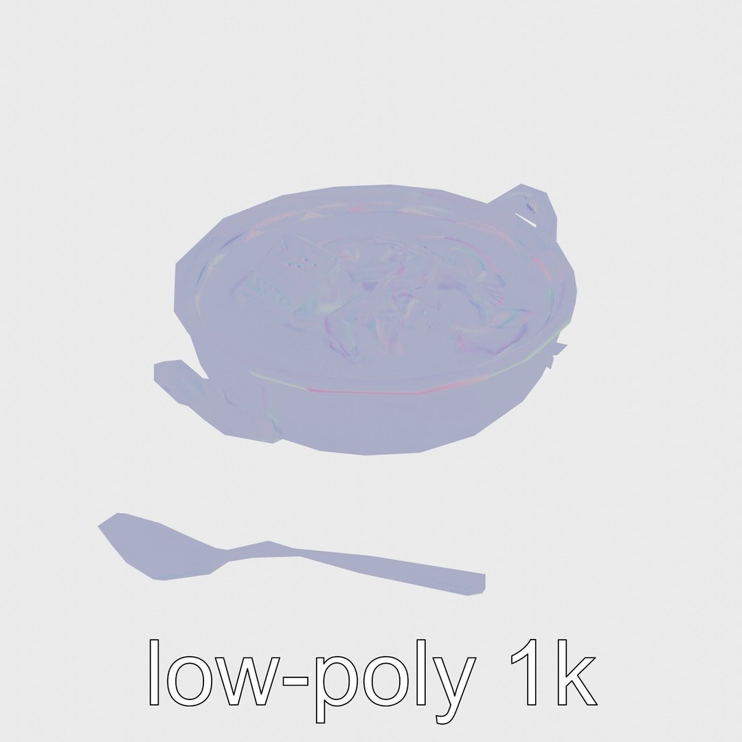 Lobster Bisque Soup Bowl 3D Model – Elegant Low Poly PBR Asset, FBX - View 13
