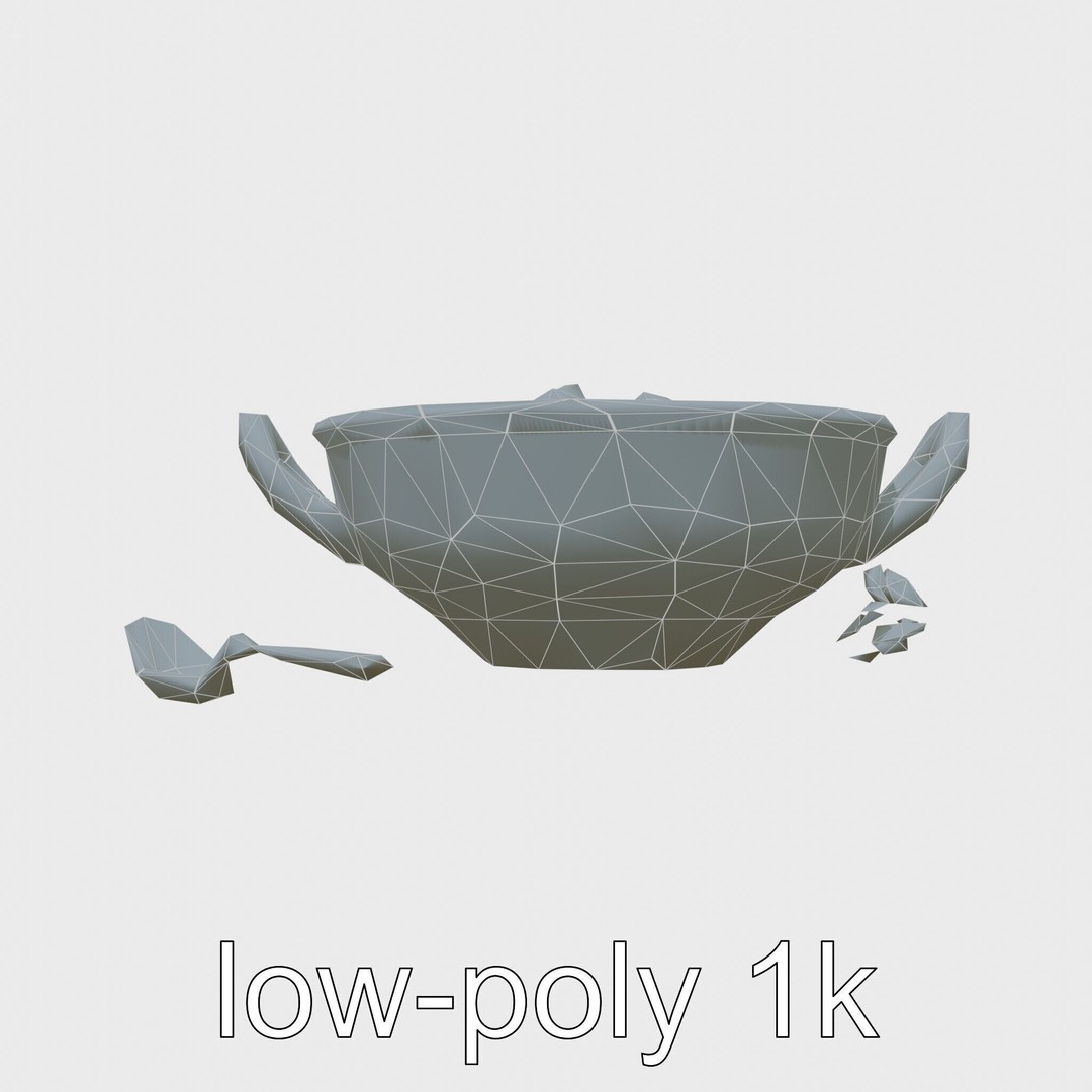 Lobster Bisque Soup Bowl 3D Model – Elegant Low Poly PBR Asset, FBX - View 16