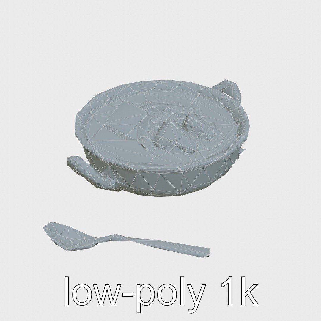 Lobster Bisque Soup Bowl 3D Model – Elegant Low Poly PBR Asset, FBX - View 22