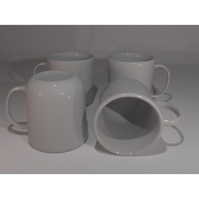 Colorful Mug 3D Model – Low Poly Kitchenware, FBX, OBJ