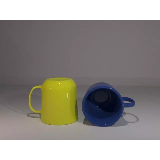 Colorful Mug 3D Model – Low Poly Kitchenware, FBX, OBJ - View 2