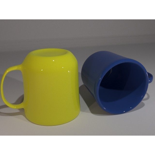 Colorful Mug 3D Model – Low Poly Kitchenware, FBX, OBJ - View 7