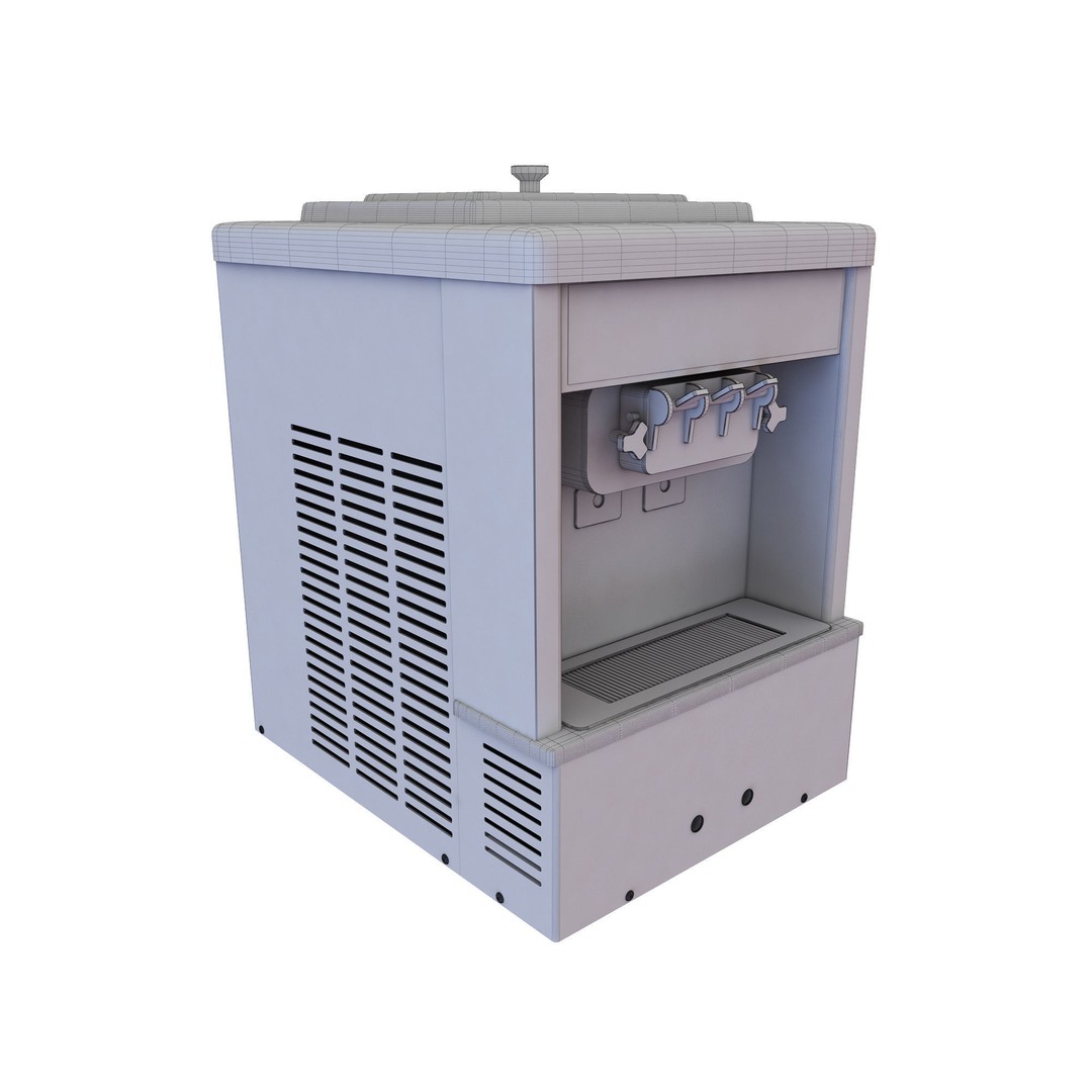 Taylor Ice Cream Machine 3D Model – Realistic PBR Asset, FBX, OBJ