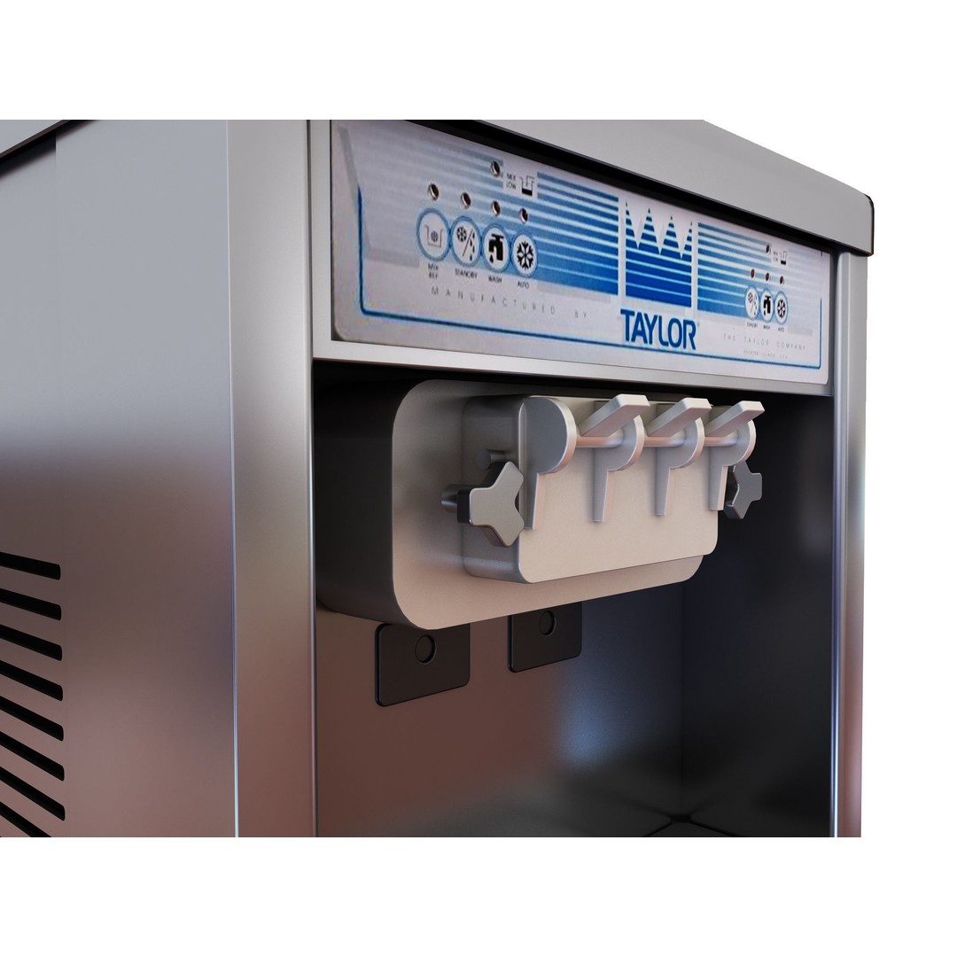 Taylor Ice Cream Machine 3D Model – Realistic PBR Asset, FBX, OBJ - View 3