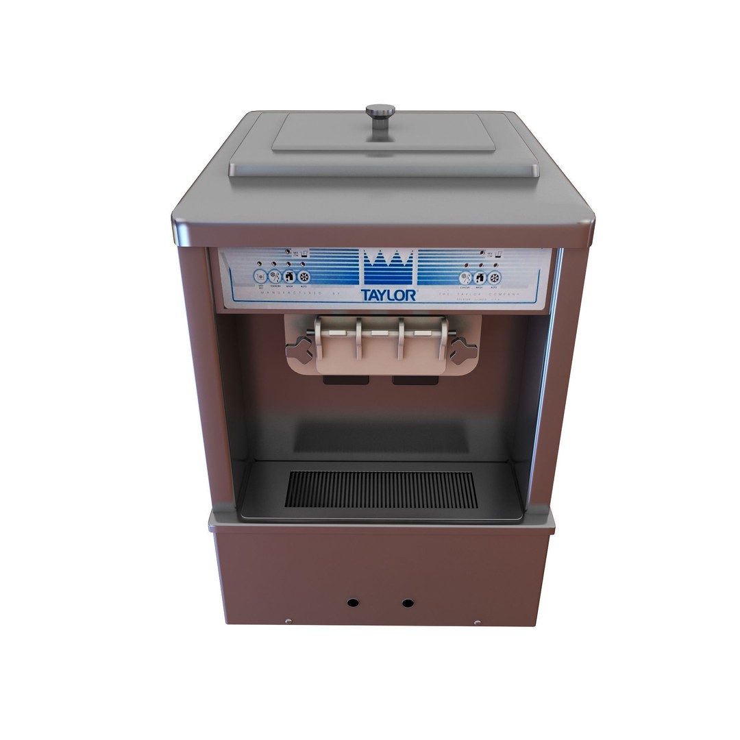 Taylor Ice Cream Machine 3D Model – Realistic PBR Asset, FBX, OBJ - View 4