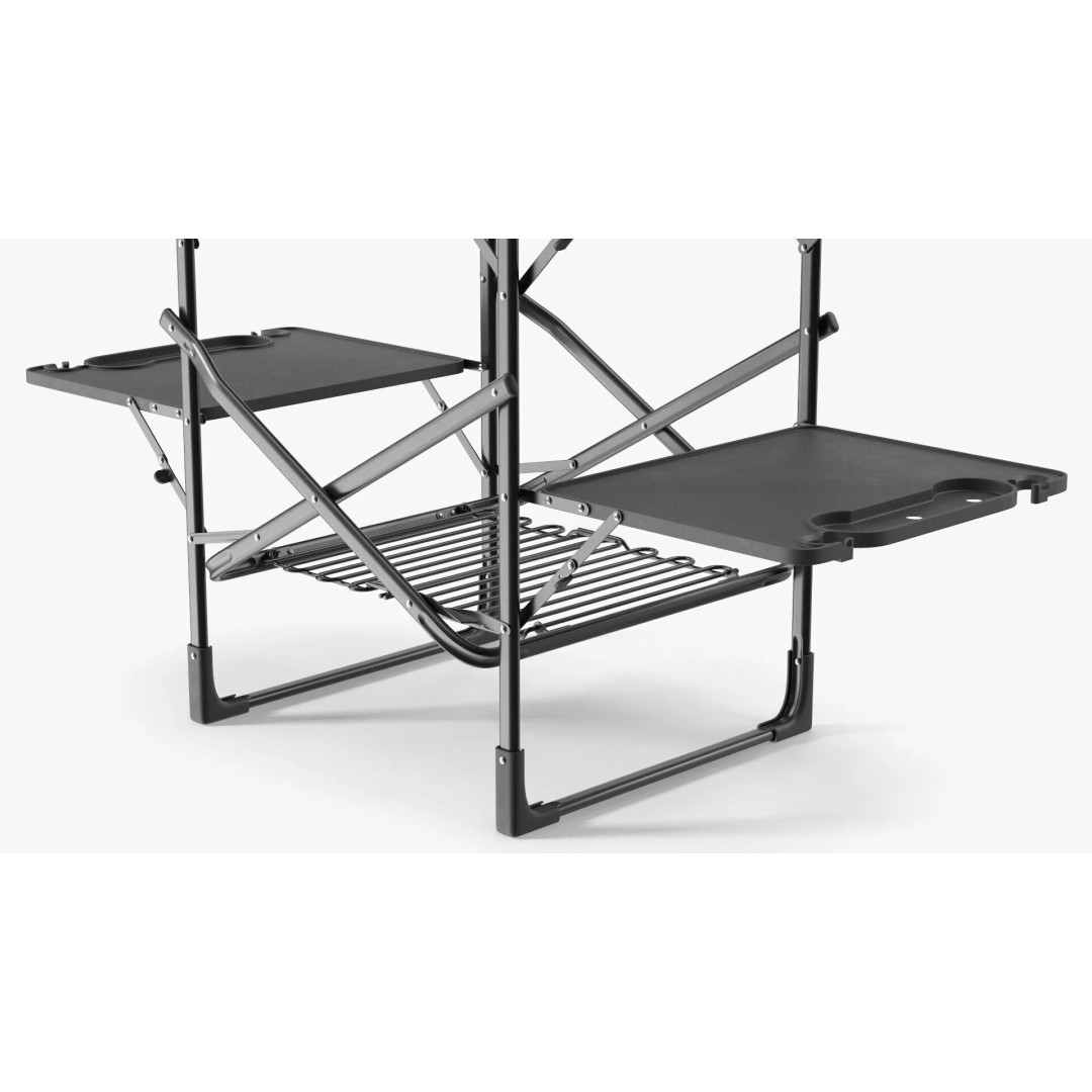 Multi-Level Outdoor Cooking Table 3D Model – PBR BBQ Station, FBX - View 11