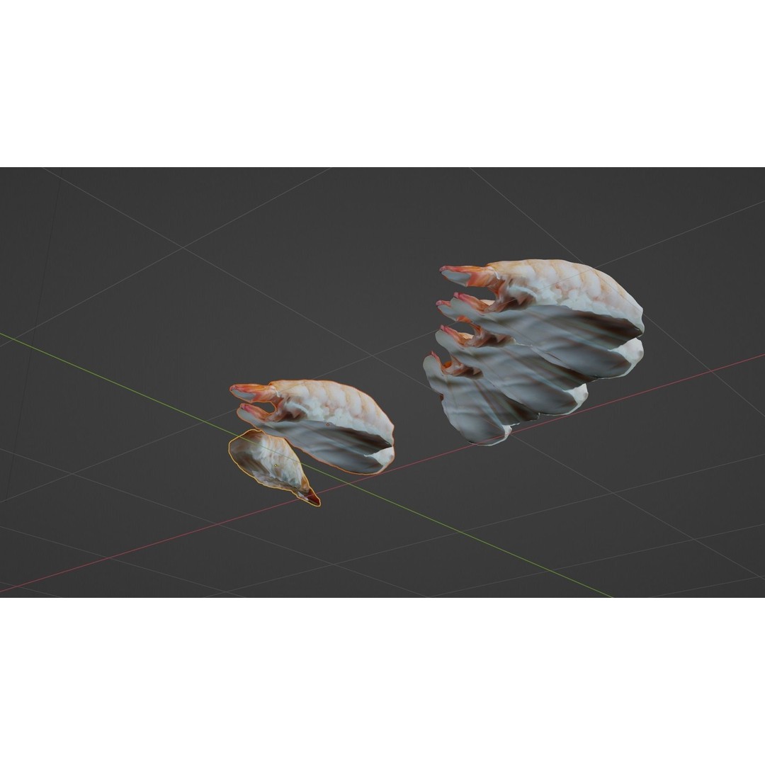 Sushi Delight 3D Model – Low Poly PBR Shrimp Nigiri, FBX - View 61