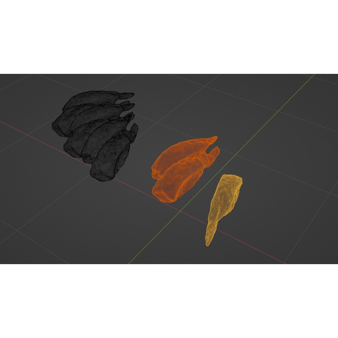 Sushi Delight 3D Model – Low Poly PBR Shrimp Nigiri, FBX - View 67