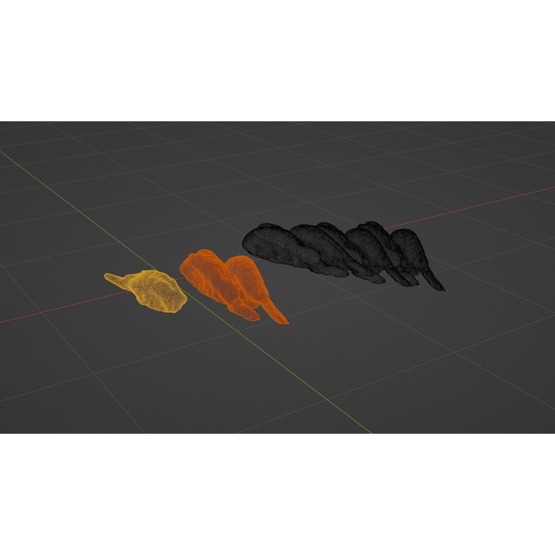 Sushi Delight 3D Model – Low Poly PBR Shrimp Nigiri, FBX - View 68