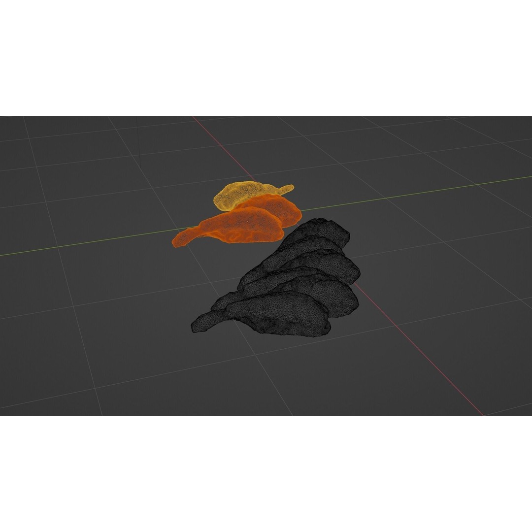 Sushi Delight 3D Model – Low Poly PBR Shrimp Nigiri, FBX - View 69