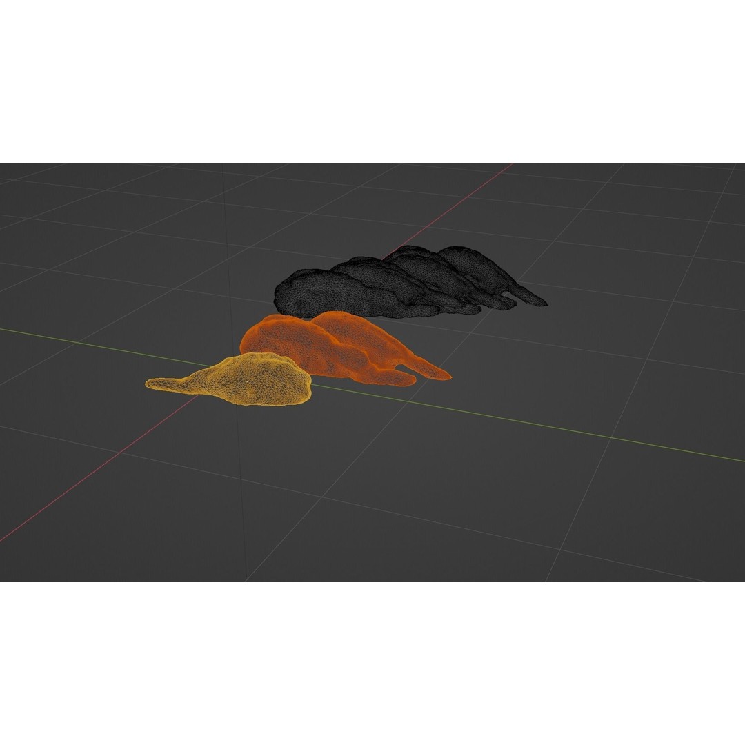 Sushi Delight 3D Model – Low Poly PBR Shrimp Nigiri, FBX - View 71