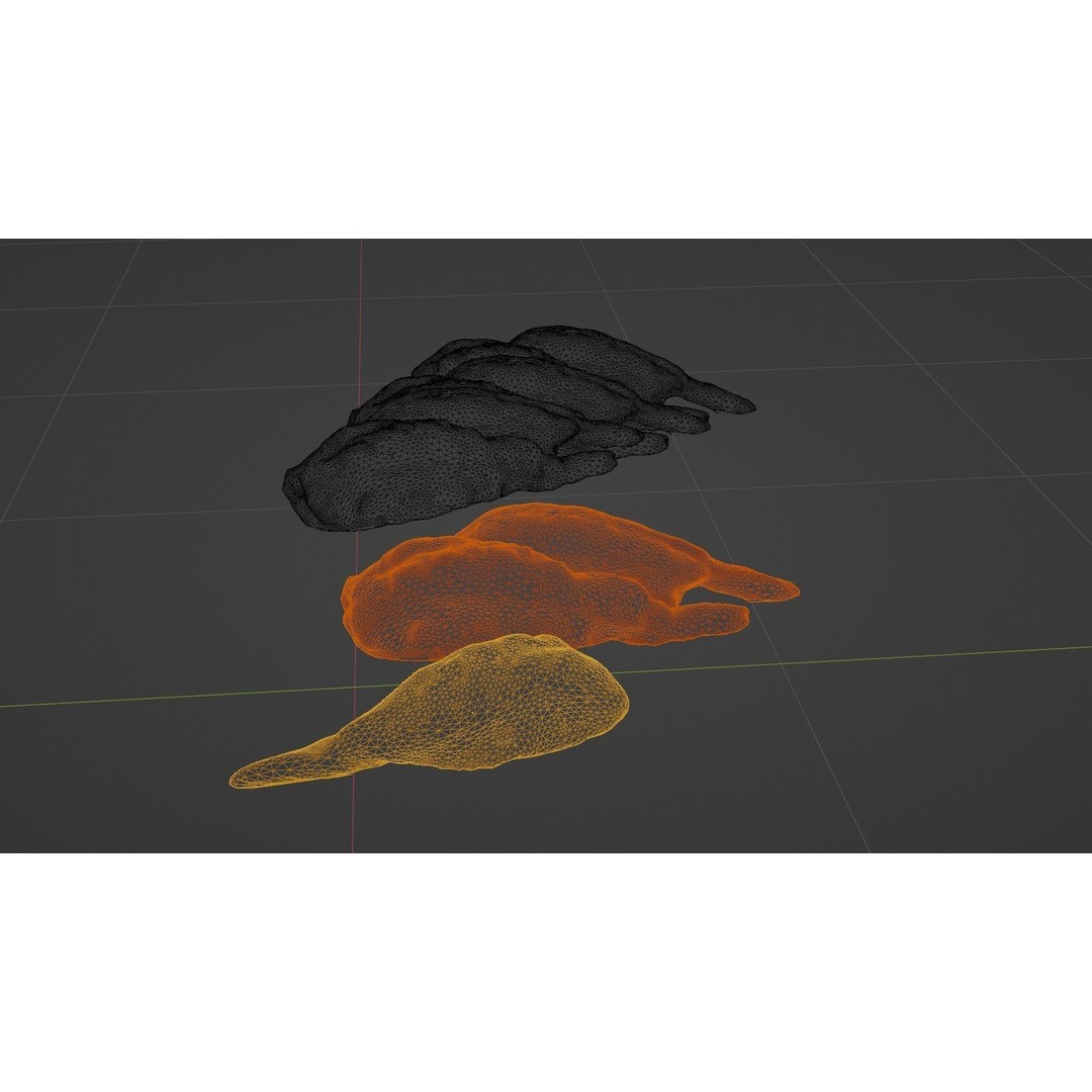 Sushi Delight 3D Model – Low Poly PBR Shrimp Nigiri, FBX - View 74