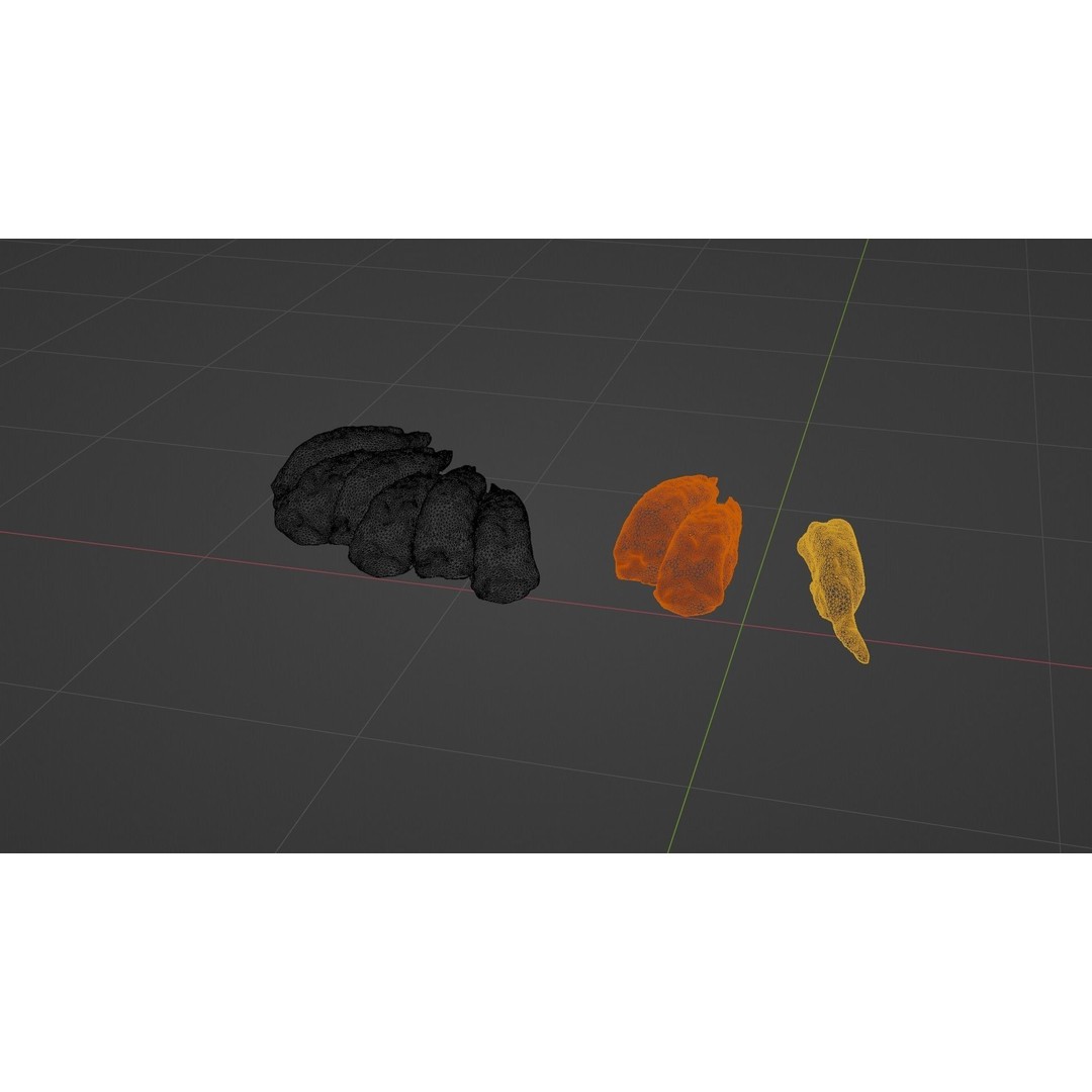 Sushi Delight 3D Model – Low Poly PBR Shrimp Nigiri, FBX - View 75