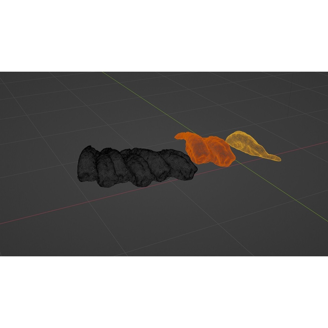 Sushi Delight 3D Model – Low Poly PBR Shrimp Nigiri, FBX - View 80