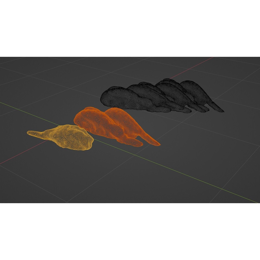 Sushi Delight 3D Model – Low Poly PBR Shrimp Nigiri, FBX - View 83