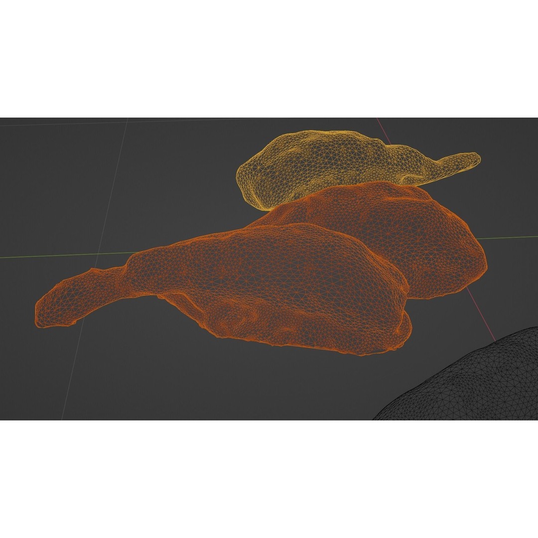 Sushi Delight 3D Model – Low Poly PBR Shrimp Nigiri, FBX - View 85