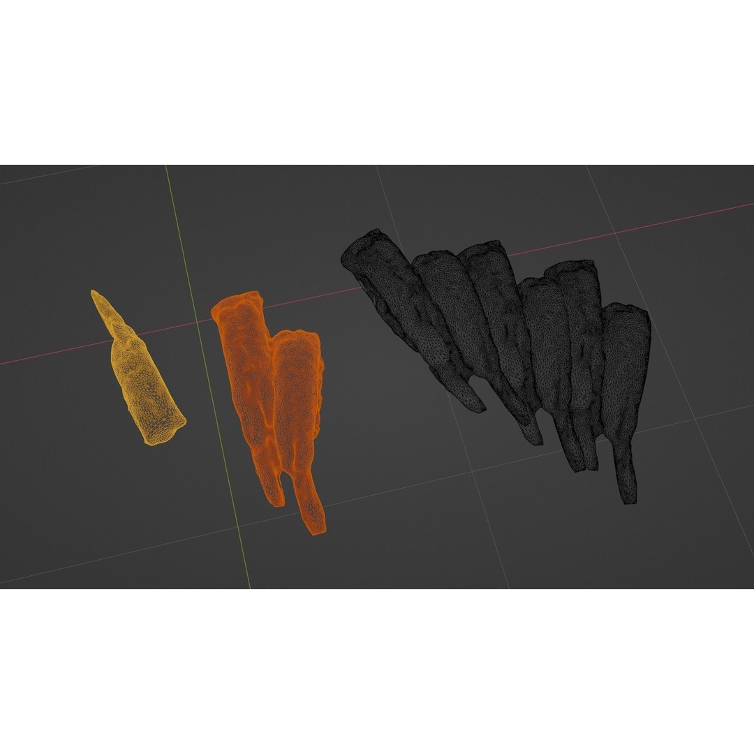 Sushi Delight 3D Model – Low Poly PBR Shrimp Nigiri, FBX - View 86
