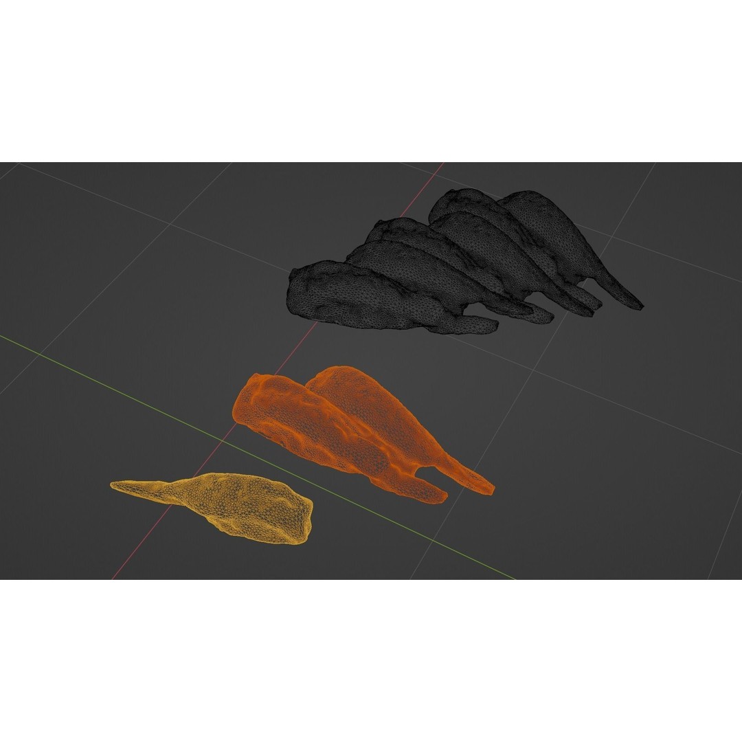Sushi Delight 3D Model – Low Poly PBR Shrimp Nigiri, FBX - View 87