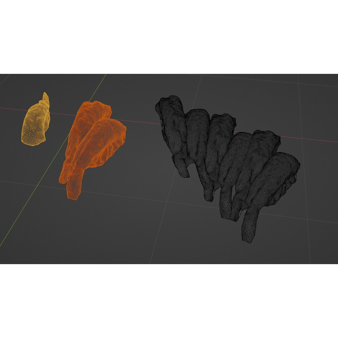 Sushi Delight 3D Model – Low Poly PBR Shrimp Nigiri, FBX - View 88