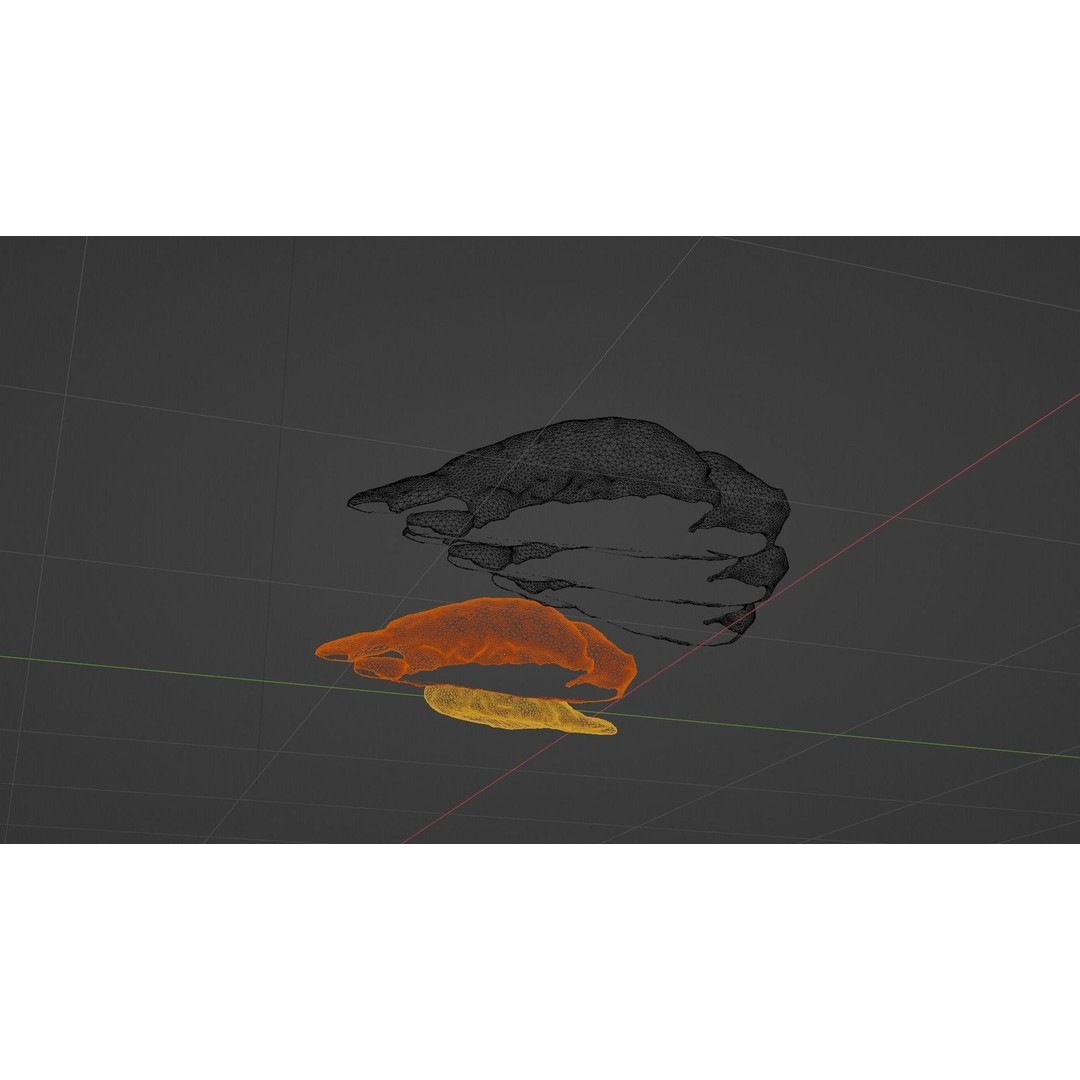 Sushi Delight 3D Model – Low Poly PBR Shrimp Nigiri, FBX - View 95