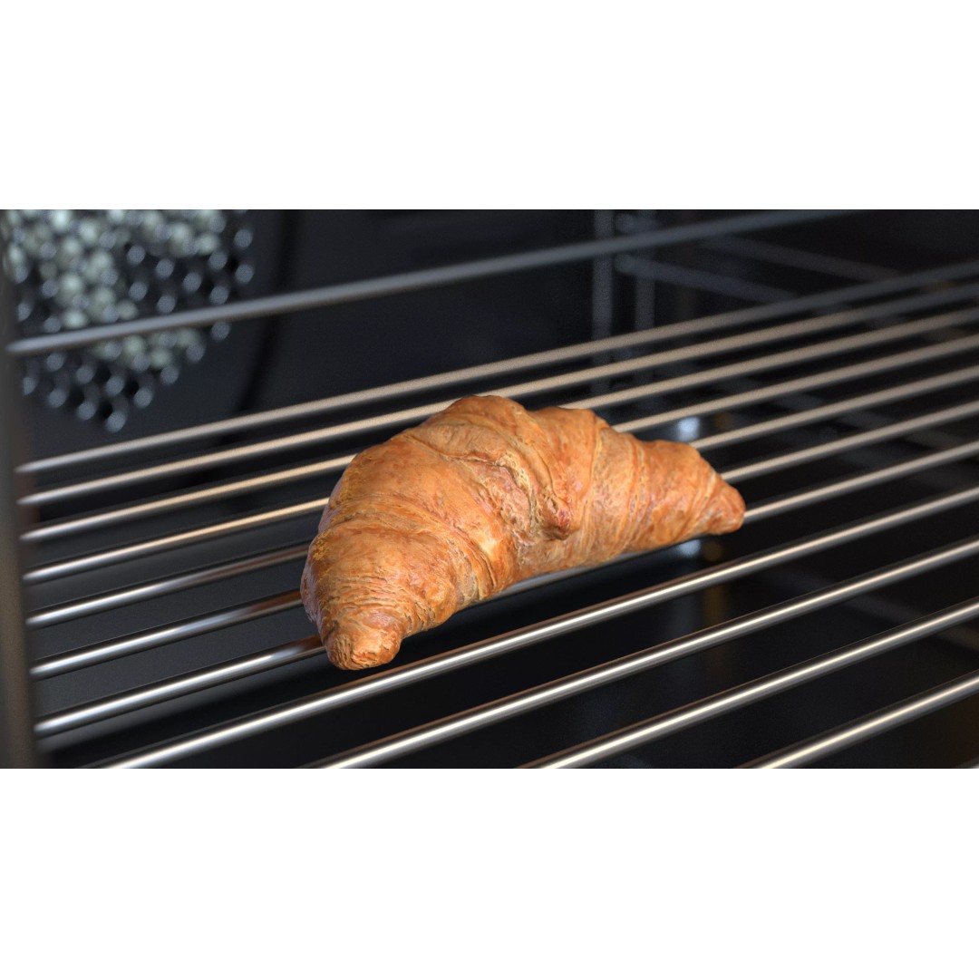 Croissant 3D Model – Low Poly Photoscan Asset, FBX & OBJ - View 2