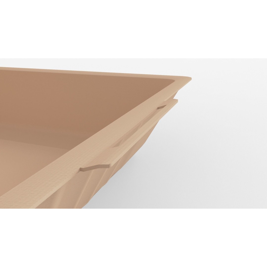 Biodegradable Food Containers 3D Model – Cardboard Box, PBR Textures, FBX - View 22