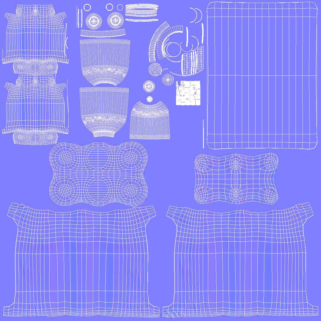 Mineral Water 1L Bottle Pack 3D Model – High Quality Polygonal Asset, FBX - View 20