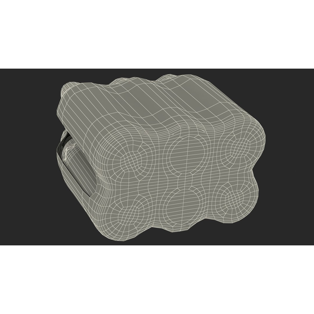Mineral Water 1L Bottle Pack 3D Model – High Quality Polygonal Asset, FBX - View 25