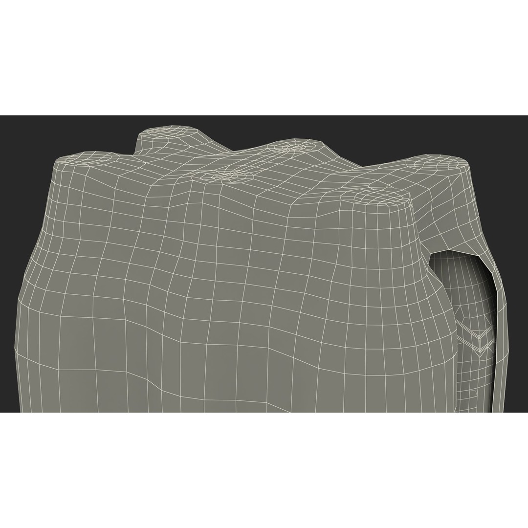 Mineral Water 1L Bottle Pack 3D Model – High Quality Polygonal Asset, FBX - View 26