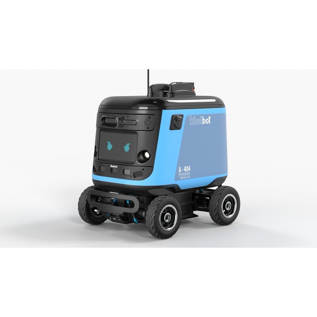 Kiwibot A-404 Delivery Robot 3D Model – High-Quality PBR Asset, FBX - View 11