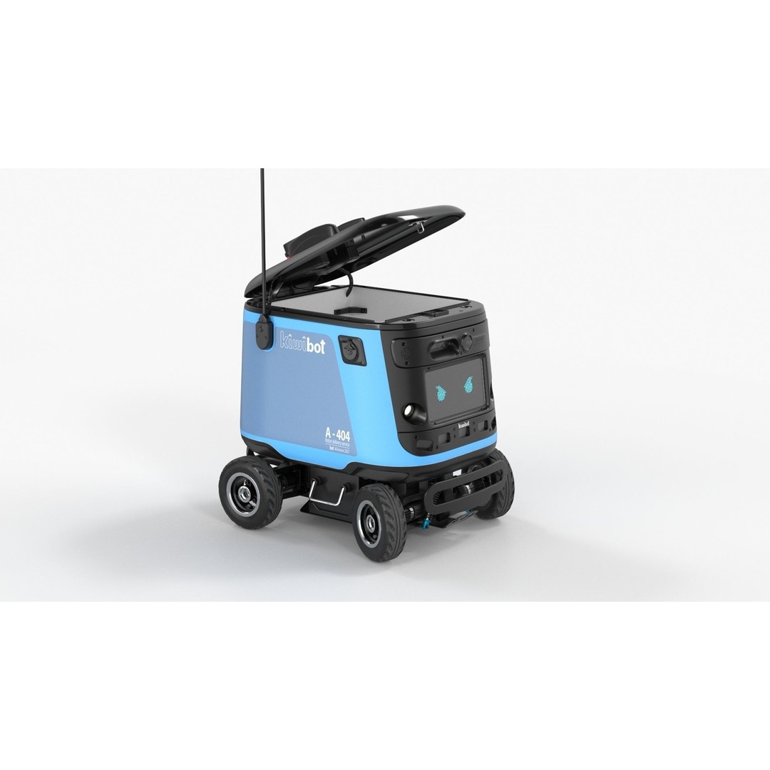 Kiwibot A-404 Delivery Robot 3D Model – High-Quality PBR Asset, FBX - View 13