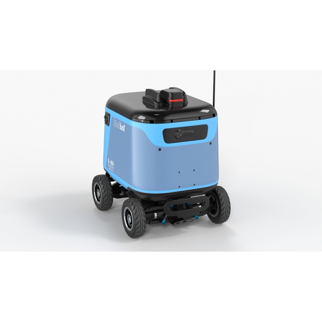 Kiwibot A-404 Delivery Robot 3D Model – High-Quality PBR Asset, FBX - View 14