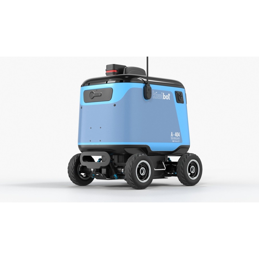 Kiwibot A-404 Delivery Robot 3D Model – High-Quality PBR Asset, FBX - View 16