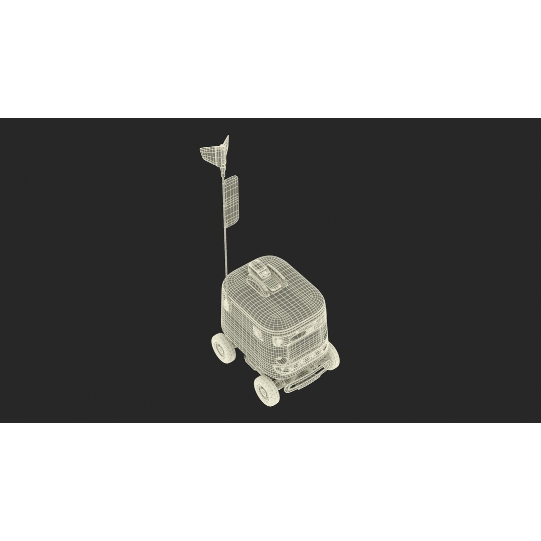 Kiwibot A-404 Delivery Robot 3D Model – High-Quality PBR Asset, FBX - View 33