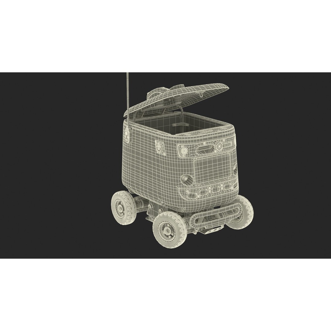 Kiwibot A-404 Delivery Robot 3D Model – High-Quality PBR Asset, FBX - View 35