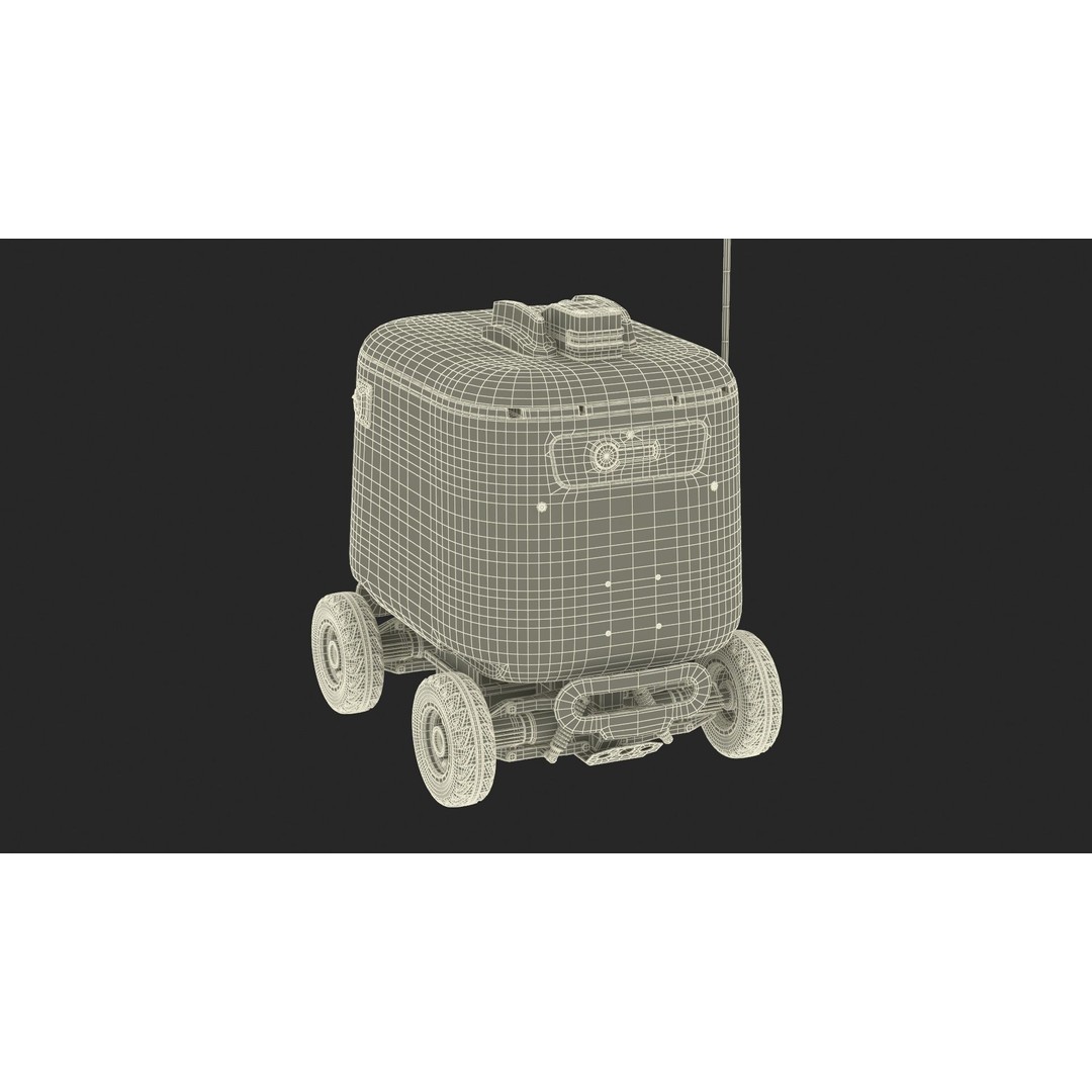 Kiwibot A-404 Delivery Robot 3D Model – High-Quality PBR Asset, FBX - View 36