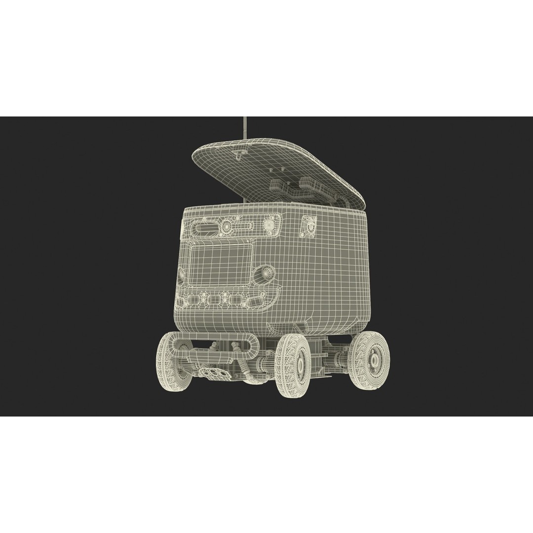 Kiwibot A-404 Delivery Robot 3D Model – High-Quality PBR Asset, FBX - View 37