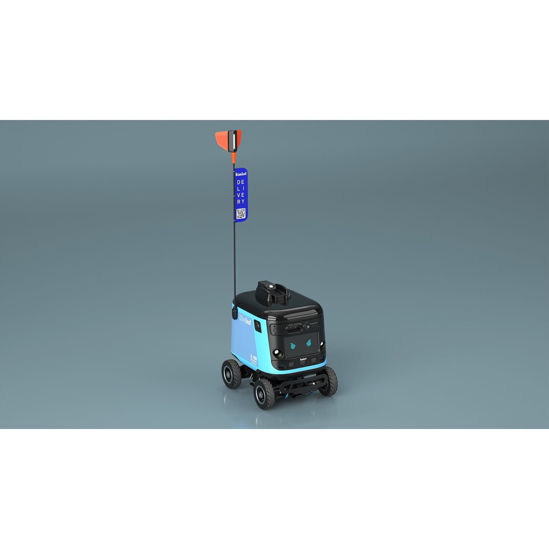 Kiwibot A-404 Delivery Robot 3D Model – High-Quality PBR Asset, FBX - View 5