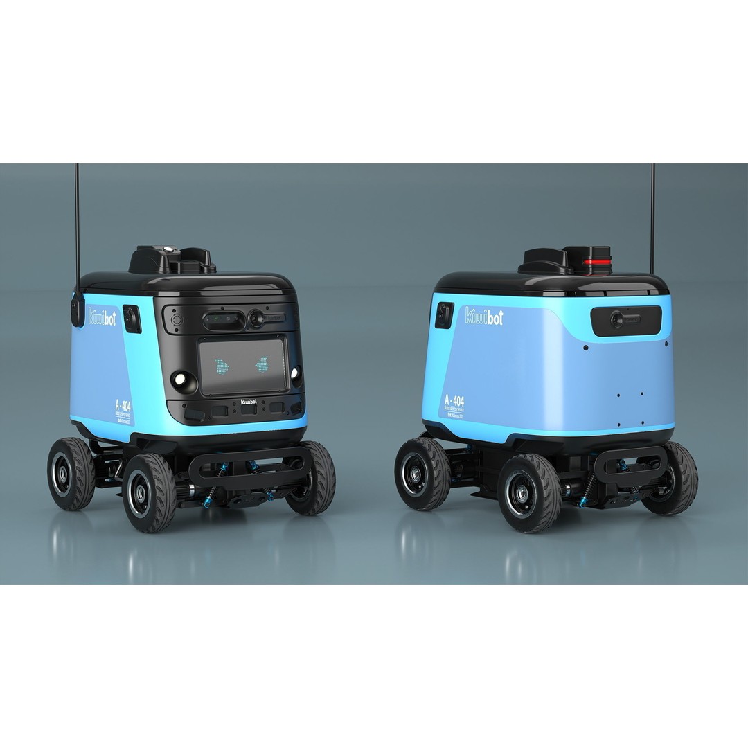 Kiwibot A-404 Delivery Robot 3D Model – High-Quality PBR Asset, FBX - View 6