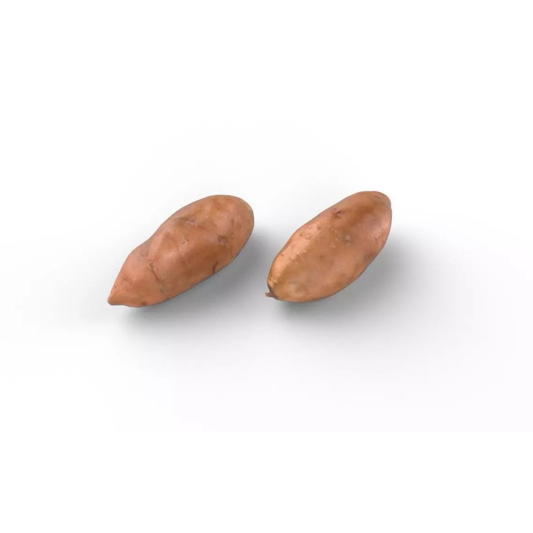 Potato 3D Model – Low Poly Game Asset, FBX, PBR Textures - View 5