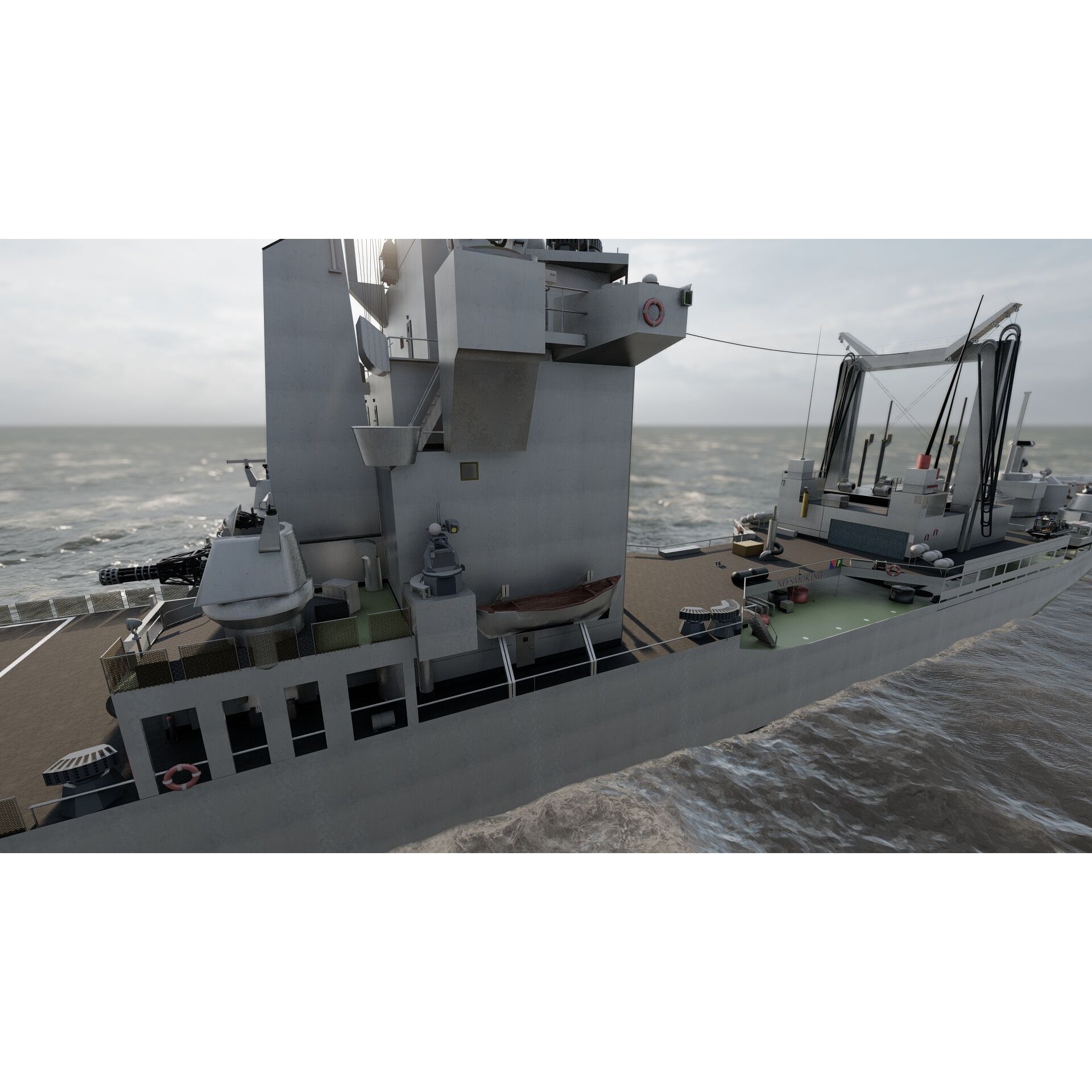 Support Boat - Game-Ready 3D Model - View 16