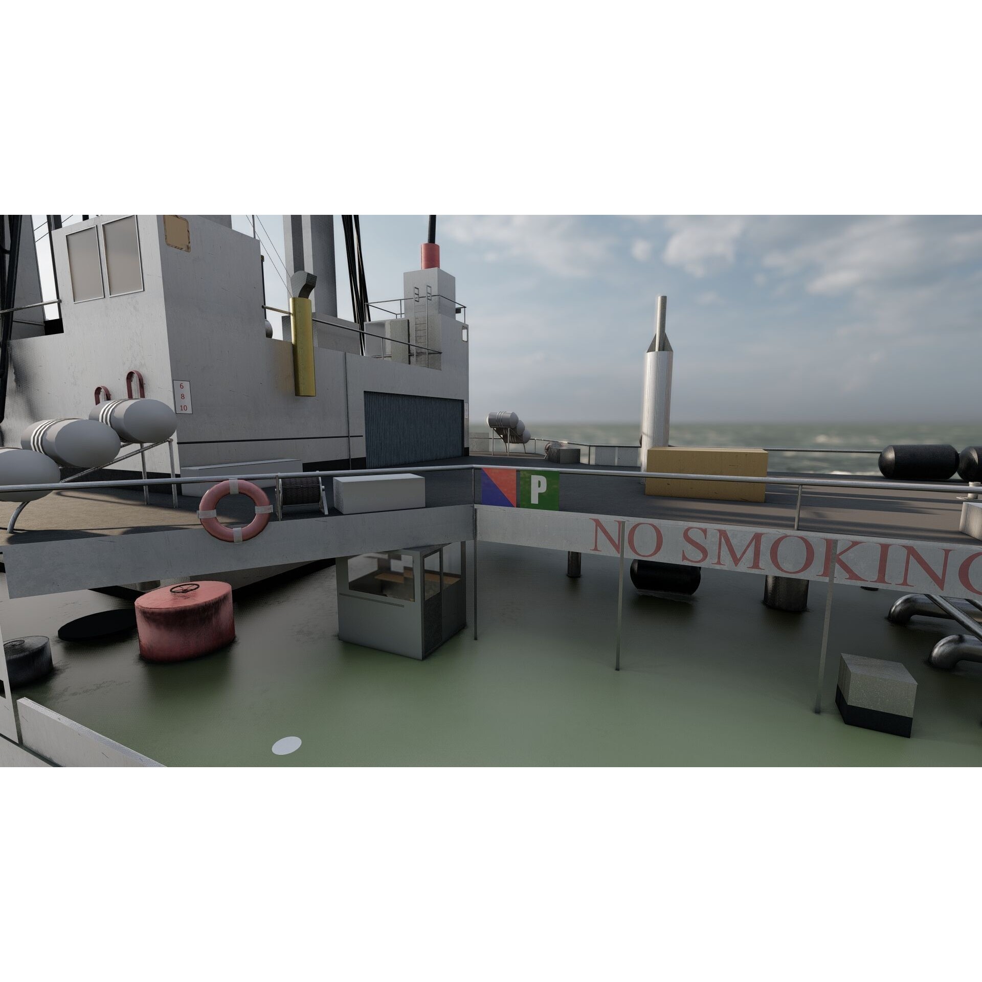 Support Boat - Game-Ready 3D Model - View 21