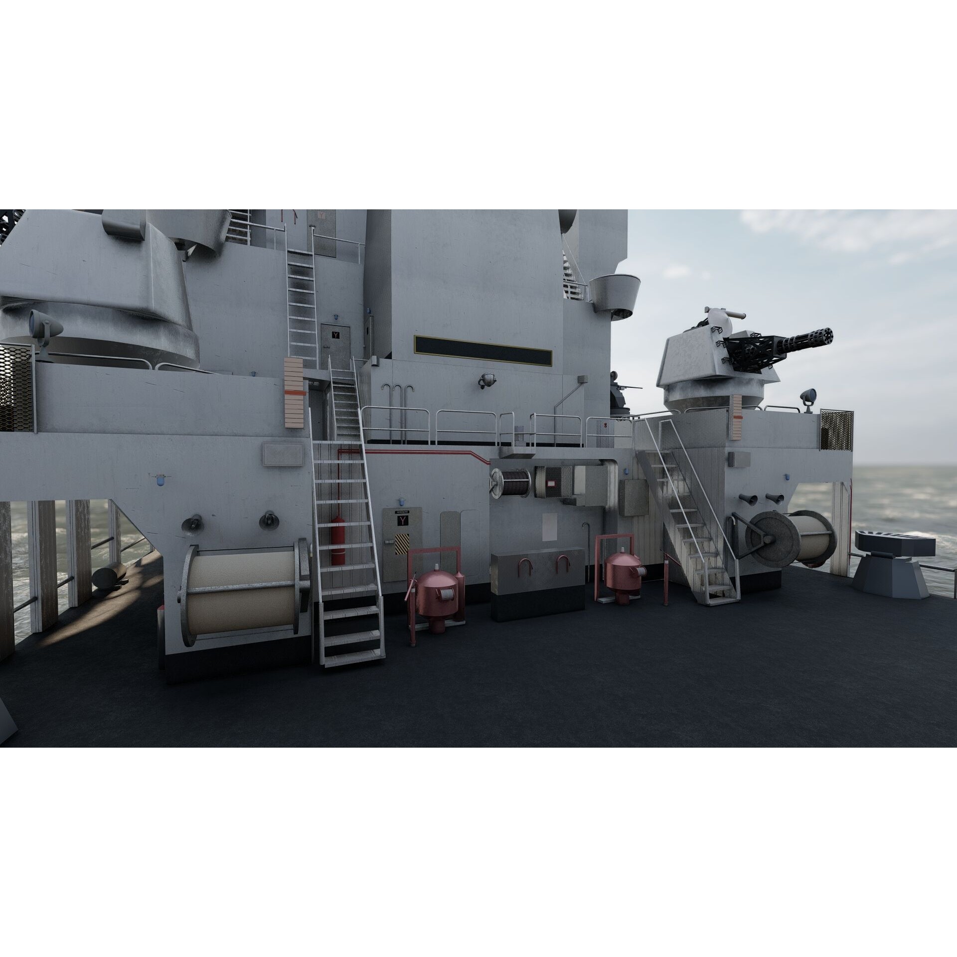 Support Boat - Game-Ready 3D Model - View 25