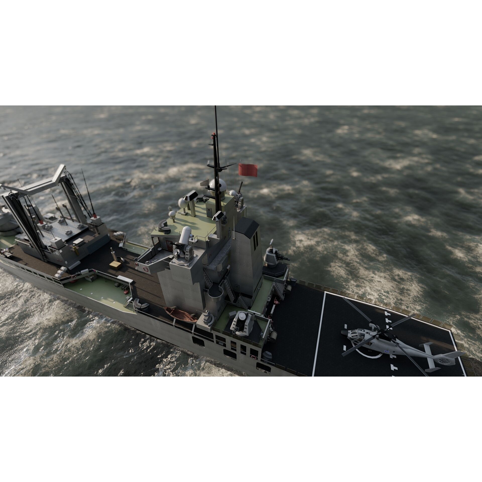 Support Boat - Game-Ready 3D Model - View 26